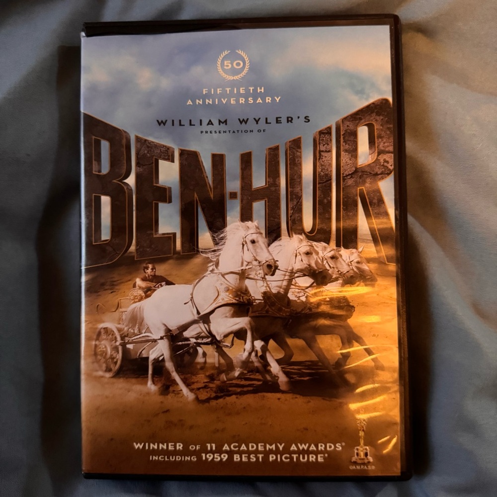 Ben-Hur 50th Anniversary Edition (DVD, 1959, Widescreen) Tested